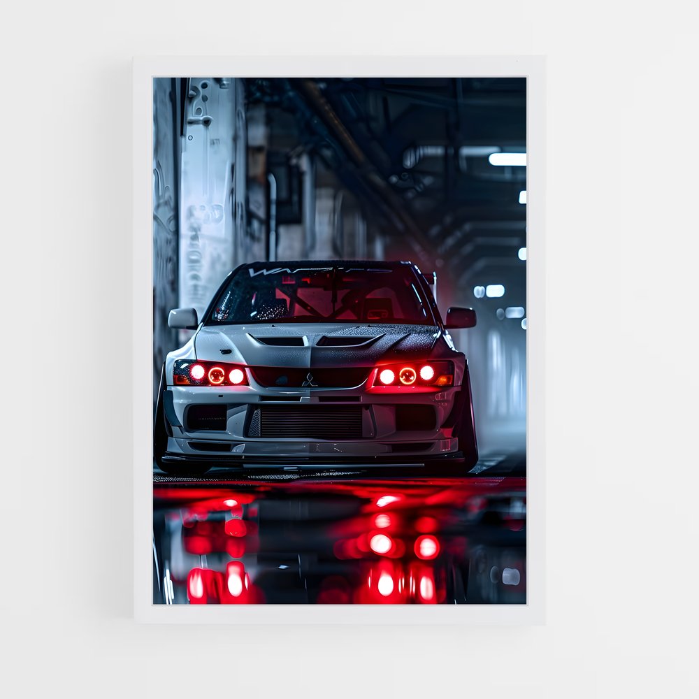 Poster Lancer Éclipse – affiche Mitsubishi (vue 3)